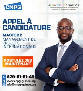 CNPG : Candidatures ouvertes pour le Master 2 en Management de Projets Internationaux